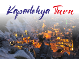 Kapadokya Aşk Vadisi Peri Bacaları Yeraltı Şehri Turu 1 Gece Konaklamalı