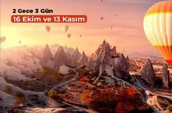 Kapadokya Turu 2 Gece 3 Gün (Taş Otel)