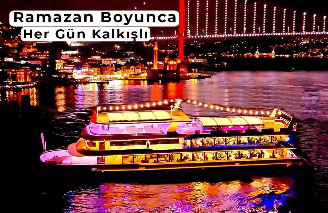 Boğaz Turu Eşliğinde Tekne'de İftar 